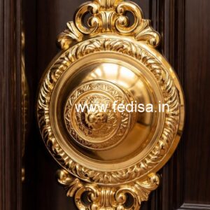 Luxury Brass Handlesets for Elegant Home Entry No-049