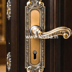 Elegant Brass Door Lock Designs for Homes No-076