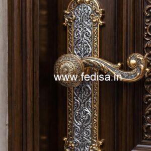Decorative Brass Handlesets for Wooden Doors No-132