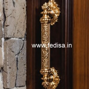 Stylish Brass Main Door Accessories Ideas No-146