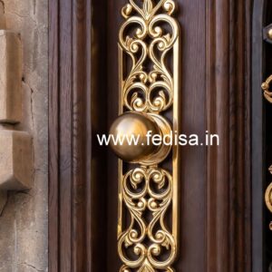 Luxury Brass Main Door Hardware Trends No-630