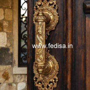 Stylish Brass Handlesets for Front Door Designs No-807
