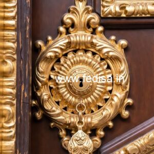 Elegant Brass Door Handle and Lock Combinations No-809