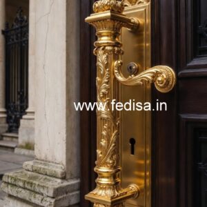 Stylish Brass Pull Handles for Double Doors No-896