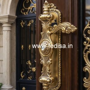 Brass Door Locks and Handles for Modern Villas No-899
