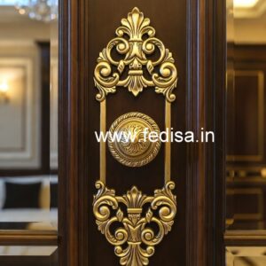 Antique Brass Door Hardware Ideas for Villas No-913
