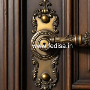 Stylish Brass Locks and Handles for Main Doors No-997