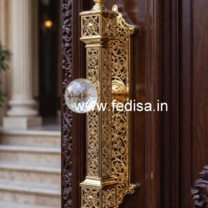 Brass Handles for Entry Doors No-1135