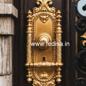 Elegant Brass Main Door Styling No-1367