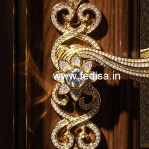 Antique Style Brass Handlesets for Grand Doors No-1628
