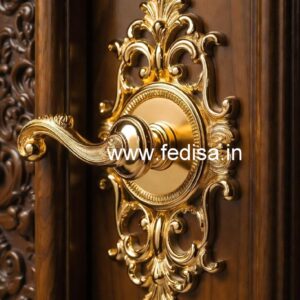 Handmade Brass Door Hardware for Luxury Villas No-1641