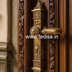 Elegant Brass Hardware Designs for Interior Doors No-1651