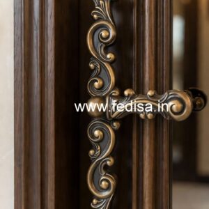 Stylish Brass Locks and Handles for Main Doors No-1796