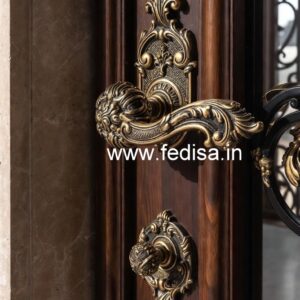 Contemporary Brass Pull Handles for Luxury Entryways No-1808