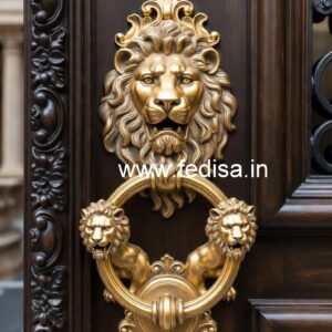 Elegant Brass Door Locks for Luxury Villas No-1817