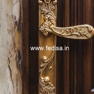 Elegant Brass Pull Handles with Smart Locks No-2415