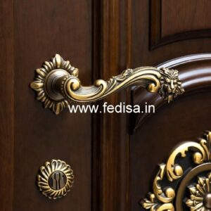 Elegant Brass Door Hardware for Office Interiors No-2430