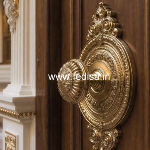Stylish Brass Pull Handles for Double Doors No-2494