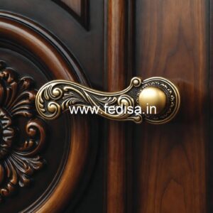 Contemporary Brass Pull Handles for Luxury Entryways No-2607