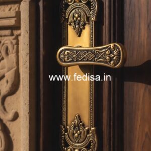 Modern Brass Handlesets for Elegant Entry Doors No-2613
