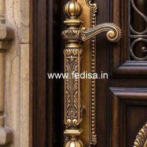 Luxury Brass Main Door Ideas No-2711