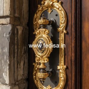 Antique Brass Entry Door Pulls No-3079