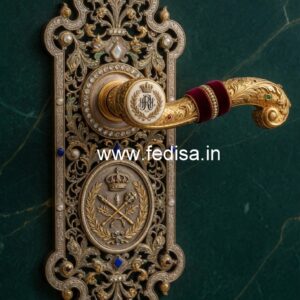 Handmade Brass Handlesets for Premium Doors No-3208