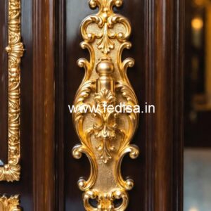Elegant Brass Handlesets for Wooden Entry Doors No-3282