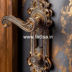 Traditional Brass Door Hardware for Royal Homes No-4030