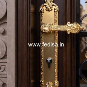 Designer Brass Locks for Wooden Door Styling No-4051