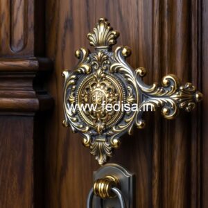 Antique Brass Door Handlesets for Classic Decor No-4075