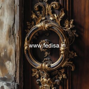 Stylish Brass Door Locks for Luxury Villas No-4102