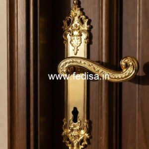Antique Brass Hardware for Traditional Entryways No-4159