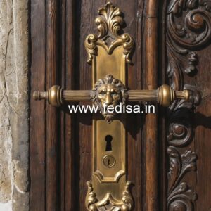 Modern Brass Handlesets for Elegant Entry Doors No-4211