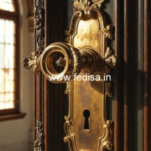 Stylish Brass Door Decor No-4354