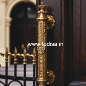 Stylish Brass Main Door Ideas No-4441