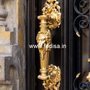 Antique Brass Door Handle Inspirations No-4685