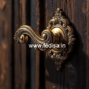 Elegant Brass Locks for Luxury Wooden Doors No-4921