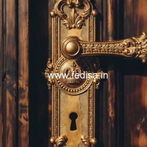 Contemporary Brass Pull Handles for Luxury Entryways No-5004