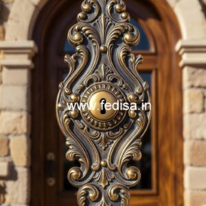 Decorative Brass Hardware for Double Doors No-5015