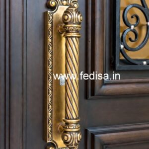 Stylish Brass Hardware Ideas for Main Doors No-5025