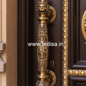 Handmade Brass Door Hardware for Luxury Villas No-5636
