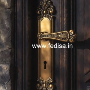 Elegant Brass Hardware Designs for Interior Doors No-5646