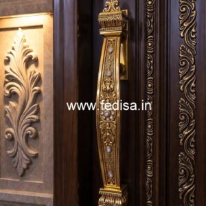 Stylish Brass Pull Handles for Double Doors No-5690