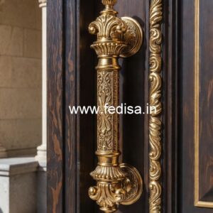 Elegant Brass Locks for Luxury Wooden Doors No-5720