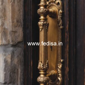 Modern Brass Door Pulls for Grand Entryways No-5792
