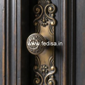 Decorative Brass Door Hardware for Elegant Entry No-5873