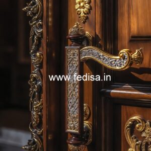 Modern Brass Entry Hardware No-6056