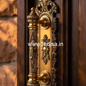 Modern Brass Door Styling Ideas No-6091