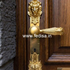 Premium Brass Main Entrance Hardware No-6249